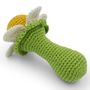 Childcare  accessories - CHAMOMILE - BABY RATTLE 100% ORGANIC COTON - MYUM - THE VEGGY TOYS