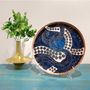 Other wall decoration - Ocean Pearl Wall Plates in Enamelled Copper - BAAYA GLOBAL