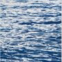 Art photos - Moonlight Ripples over Lake Como, 100x210cm Cyanotype Triptych - KIND OF CYAN