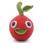 Jouets enfants - FAUSTINE LA CLÉMENTINE - HOCHET POUR BÉBÉ EN COTON BIO - MYUM - THE VEGGY TOYS