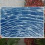 Photos d'art - Miami Art Déco Piscine Imprimé cyanotype 100 x 70 cm - KIND OF CYAN