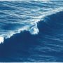 Art photos - Long Wave in Venice Beach, 100x70cm Cyanotype Print - KIND OF CYAN