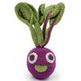 Jouets enfants - BETTY LA BETTERAVE - HOCHET POUR BÉBÉ EN COTON BIO - MYUM - THE VEGGY TOYS