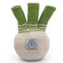 Decorative objects - LUCAS FENNEL - BABY RATTLE 100% ORGANIC COTON - MYUM - THE VEGGY TOYS