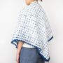 Scarves - Linen Shawl - Lattice - SLOWSTITCH STUDIO