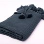 Throw blankets - POPCORN KNITTED PLAID - KANODIA GLOBAL (P) LTD