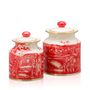 Decorative objects - Thaniya Cookies Jar Ceramic for put Food and Herbs - THANIYA