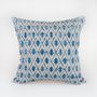 Fabric cushions - Linen Pillow - Beige Diamonds - SLOWSTITCH STUDIO