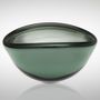 Art glass - TRAPEZE METALLIC Art Glass Object Bowl  - ALEXA LIXFELD