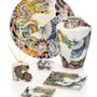 Objets de décoration - Lot de 4 plateaux en porcelaine Tatoo-age - PALAIS ROYAL