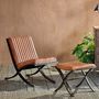 Chairs - Narwana Ribbed Leather Lounger - NKUKU