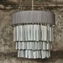Hanging lights - Aquarelles chandelier round 40cm - OCHRE