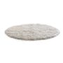 Cushions - carpet; tibetlamb; colored ecru round; 300 cm - KATRIN LEUZE -COLLECTION-