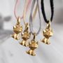 Jewelry - Origami gold cat necklace from byNebuline jewels - BYNEBULINE