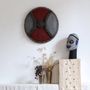 Other wall decoration - Wooden Parade Shield Covered with Glass Beads - KRONBALI BY SOMA