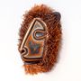 Decorative objects - Fuzzy Cat Embera Mask - RAINFOREST BASKETS