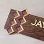 Customizable objects - Nameplates in Sadeli Marquetry  - BAAYA GLOBAL