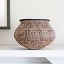 Decorative objects - Thin Greek Keys Motif Wounaan Basket - RAINFOREST BASKETS