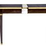 Console table - Console wood veneer and resin - MEUBLES THOURET