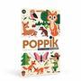 Poster - Educational poster with 60 stickers - THE FOREST - POPPIK