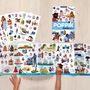 Poster - Educational poster with 66 stickers - TIMELINE OF WORLD HISTORY - POPPIK
