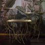 Console table - SIAMESE ROUGH BRUSH: Brass console - SUMPHAT