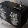 Decorative objects - FLOWER COLONY, 2 Doors Sideboard with Mother-of-Pearl - ARIJIAN