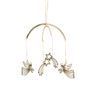 Christmas garlands and baubles - MOBILE FLYING ANGEL AND STARS - PLUTO PRODUKTER