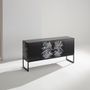 Sideboards - FLOWER COLONY, 4 Doors Sideboard with Mother-of-Pearl - ARIJIAN