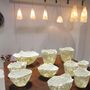 Decorative objects - Lumos - for tea lights - highly translucent porcelain - CLAUDIA BIEHNE