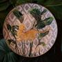 Floral decoration - SIAMESE LUCKY CAT: enamel art - SUMPHAT