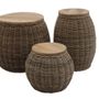 Coffee tables - Round side table / Stool Bongo - BONG0471 - IL GIARDINO DI LEGNO