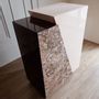 Storage boxes - OBLIQUE_V01, Mother-of-Pearl Pink Cabinet  - ARIJIAN