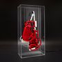 Objets de décoration - 'Boxing' Grande boîte acrylique néon - Gants de boxe avec graphisme - LOCOMOCEAN