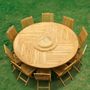 Lawn armchairs - Folding dining chair Moon - MOON0327 - IL GIARDINO DI LEGNO