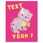 Gifts - Magda Archer 'Text Me' Tea Towel - TURNAROUND
