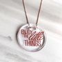 Jewelry - Handmade message in glass medal with chain from byNebuline Limpid collection - BYNEBULINE