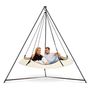 Conference tables - Cream and Black Hangout Pod Set - HANGOUT POD