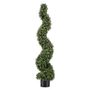 Decorative objects - UV-Collection Boxwood Mini Leaf Spiral 120cm - EMERALD ETERNAL GREEN BV