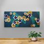 Other wall decoration - Lotus Pond Wall Mural in Enamelled Copper - BAAYA GLOBAL