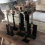 Outdoor table lamps - Set of two openwork candleholders - Medium - MERCI LOUIS