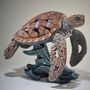 Ceramic - Sea Turtle - Edge Sculpture - EDGE SCULPTURE