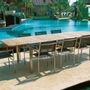 Dining Tables - Rectangular extendable table Teak – ADAMAS - IL GIARDINO DI LEGNO