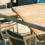 Dining Tables - Rectangular extendable table Teak – ADAMAS - IL GIARDINO DI LEGNO