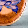 Other wall decoration - Lotus Lake Wall Plates in Enamelled Copper - BAAYA GLOBAL