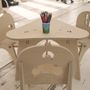Children's tables and chairs - 1 table and 3 children's chairs - ELYSTA