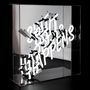 Decorative objects - 'Shit Happens' Large Acrylic Box Neon Light - LOCOMOCEAN
