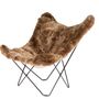 Design objects - Iceland Mariposa (wool armchair) - Black Structure - CUERO