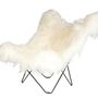 Design objects - Iceland Mariposa (wool armchair) - Black Structure - CUERO