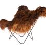 Objets design - Iceland Marisposa (fauteuil en laine) - Structure Noire - CUERO